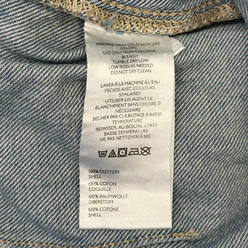 Free People Light Blue Denim Skort - Picture 16 of 16